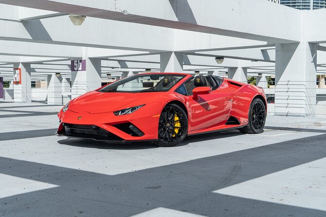 Lamborghini Huracan Spyder - Supercar Driving Experience in Miami - Key points to know before booking