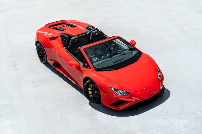 Lamborghini Huracan Spyder - Supercar Driving Experience in Miami - Choosing between the Lamborghini Huracan Spyder, Aventador, and Rolls Royce