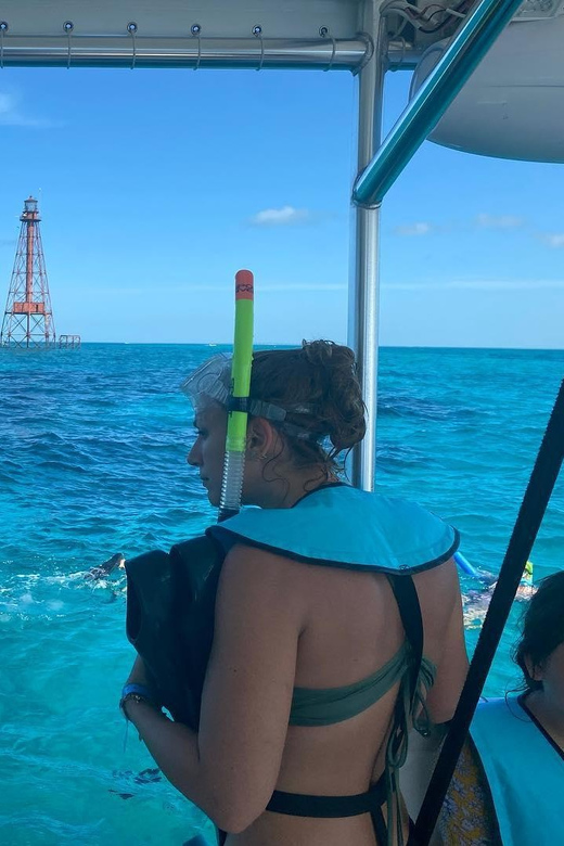 Marathon: Snorkeling Adventure by Boat at Sombrero Reef - Getting set up with the snorkeling gear