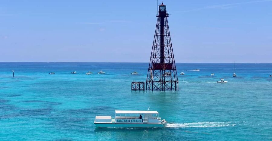 Marathon: Snorkeling Adventure by Boat at Sombrero Reef - The ride across clear Florida Keys water
