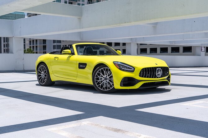 Mercedes Benz AMG GT - Supercar Driving Experience Tour in Miami, FL - Taking the wheel on Collins Avenue