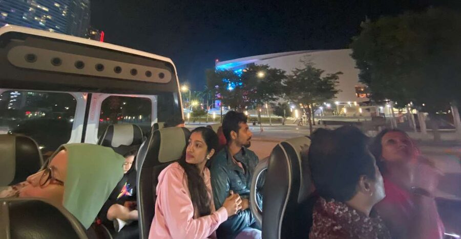 Miami: 2-Hour Guided Panoramic City Tour by Night - Leaving South Beach beside the W Hotel