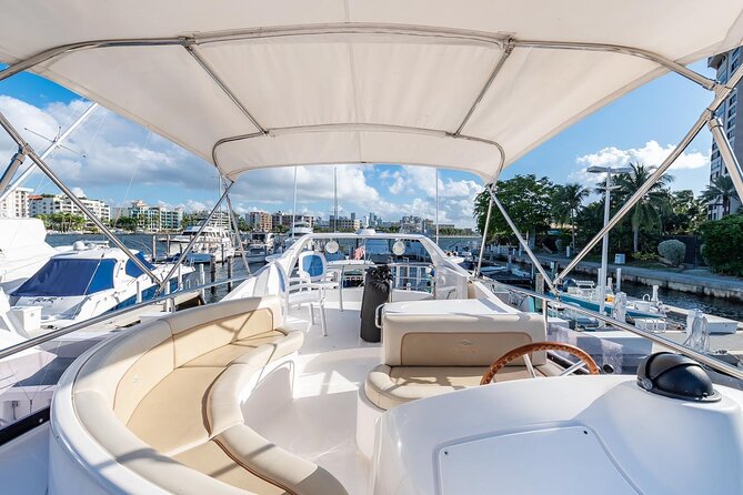 Miami 2 Hours Private Yacht Tour for 13 ppl on a 50 ft Yacht - A private yacht changes the Miami sightseeing equation