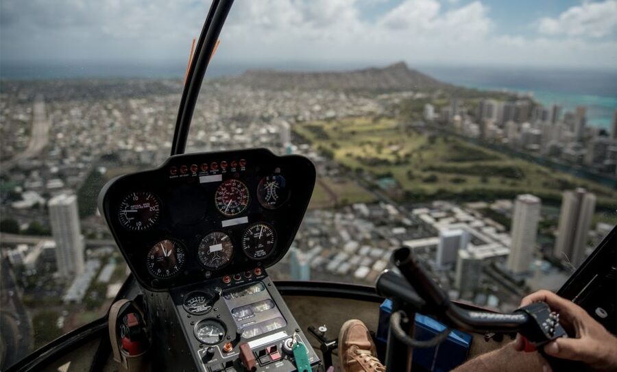 Miami: 20-Minute Private Helicopter Tour - Coconut Grove from a low aerial viewpoint