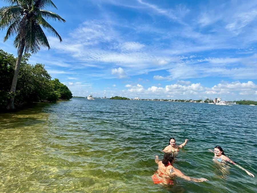 Miami: 4-Hour Island Hopping Boat Trip with Water Toys - Haulover Sandbar, the main swim stop
