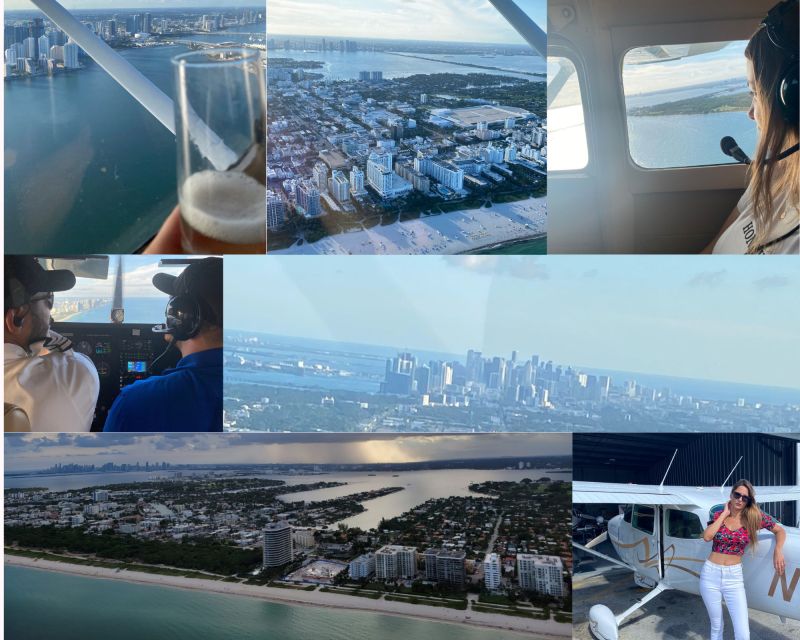 Miami: 60-Minute Airplane Flight Tour - Miami from a small plane, not a tour bus