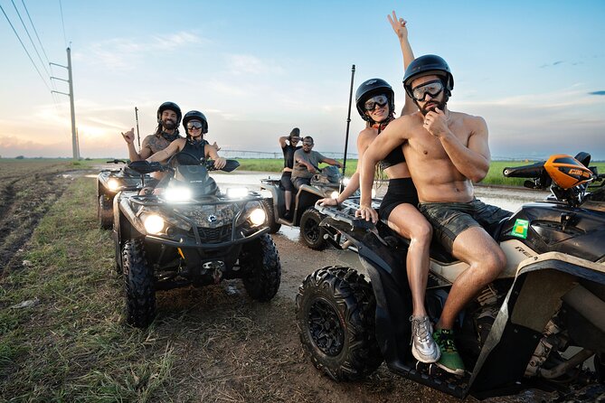 Miami ATV Rental with Security gears and Videos - Safety gear, photographs, and ride videos