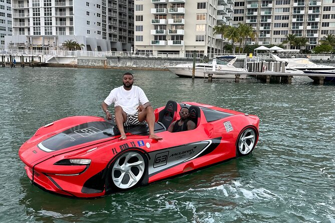 Miami Beach Jetcars and Free Boat Ride - One Hour Behind the Wheel