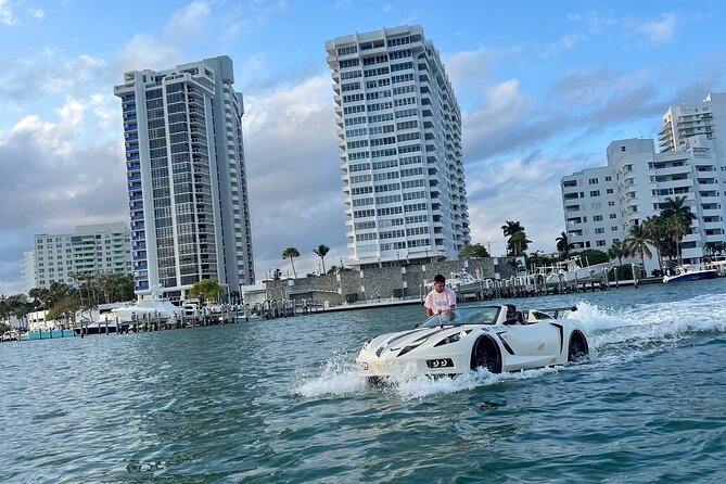 Miami Beach Jetcars and Free Boat Ride - Photos, GoPro Footage, and Waterproof Phone Protection