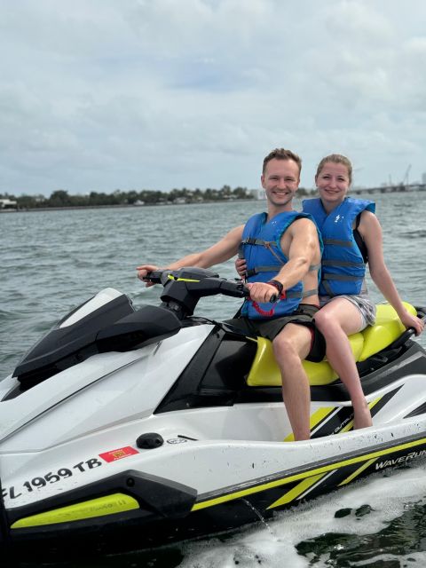Miami Beach: Jetski Rental Experience with Boat and Drinks - Returning by boat and what is included