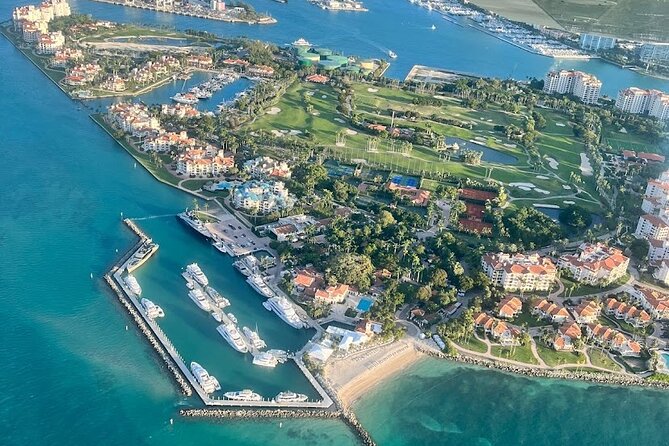 Miami Beach: Luxury Plane Tour with Free Champagne - Fisher Island and the Port of Miami
