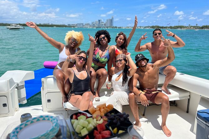 Miami Beach Luxury Yacht Adventure: Explore Stunning Coastline - Time in the water with snorkeling gear and the Magic Carpet