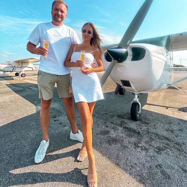 Miami Beach: Private Luxury Airplane Tour with Champagne - Key Biscayne and Cape Florida