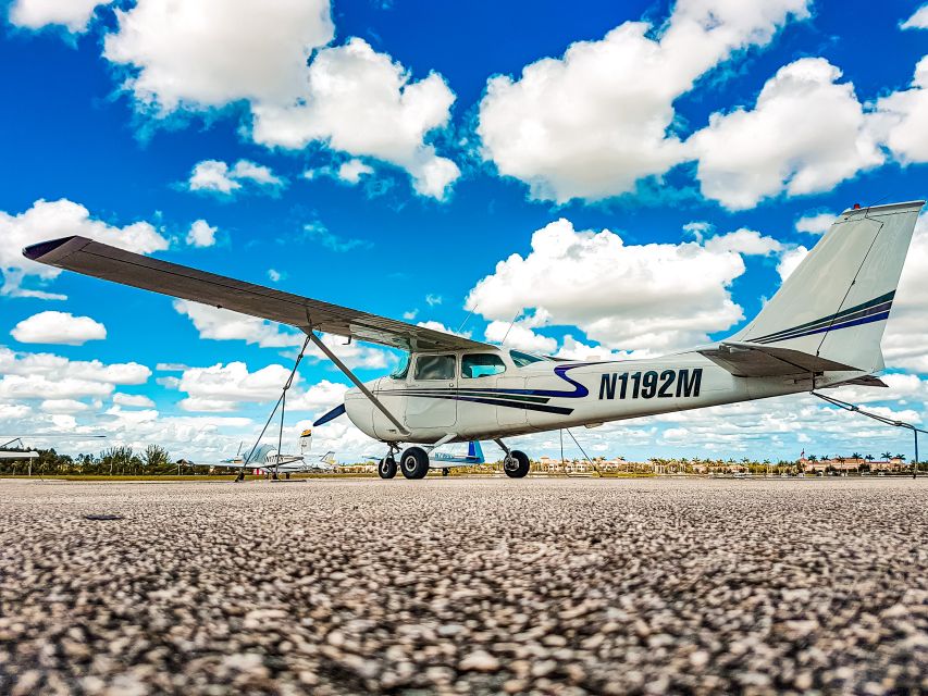 Miami Beach: Private Luxury Airplane Tour with Champagne - Vizcaya Museum and Gardens from above