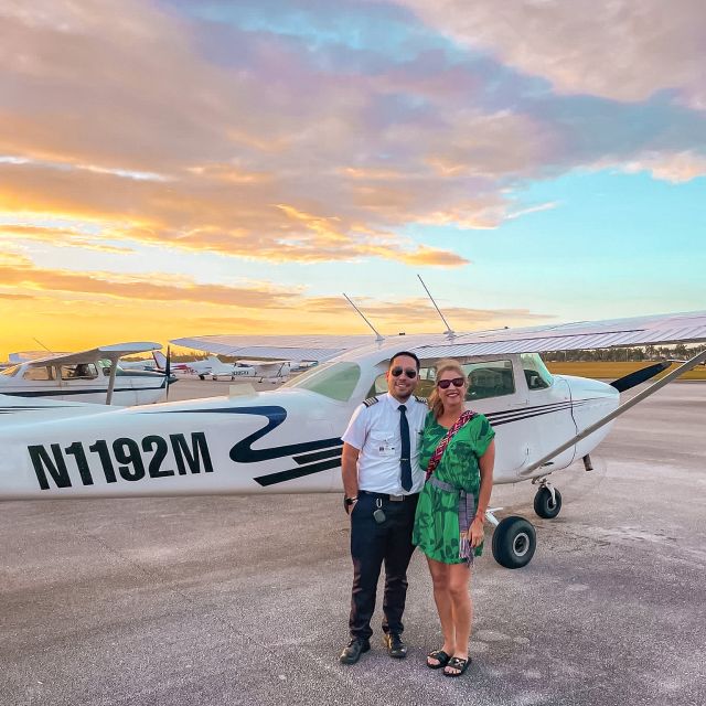 Miami Beach: Romantic Sunset Flight with Champagne - Miami Beach, downtown, and the evening light