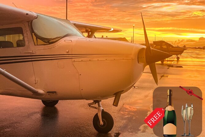 Miami Beach: Romantic Sunset Private Airplane Tour with Champagne - Who should book this flight?