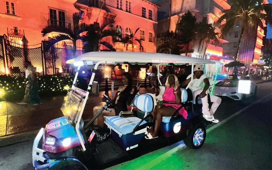 Miami Beach|South Point Golf Cart Tour - South Pointe Park and the Miami skyline