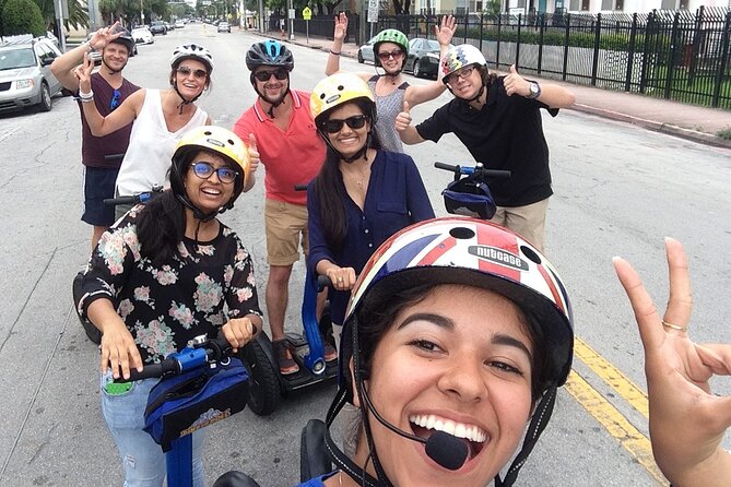 Miami Beach Tour Segway Glide - Getting comfortable on the Segway