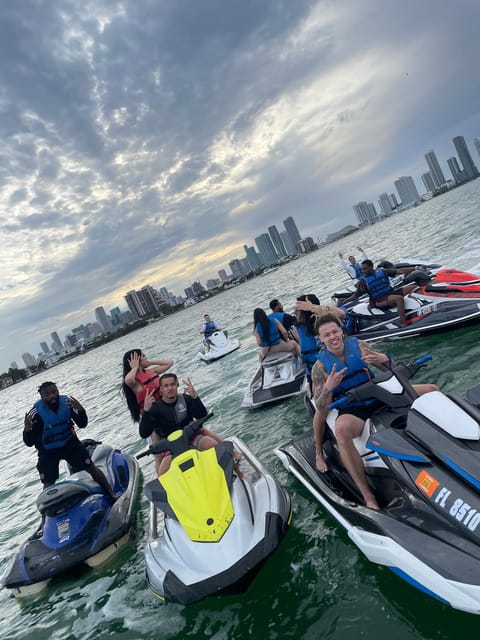 Miami: Biscayne Bay and Miami Beach Guided Jet Ski Adventure - Star Island by boat, about 15 minutes