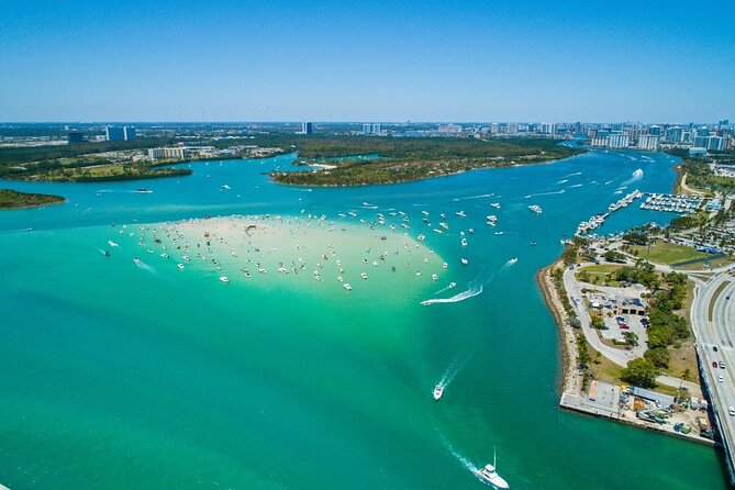 Miami Biscayne Bay Boat Tour with Sandbar Experience. - From Venetian Marina into Biscayne Bay