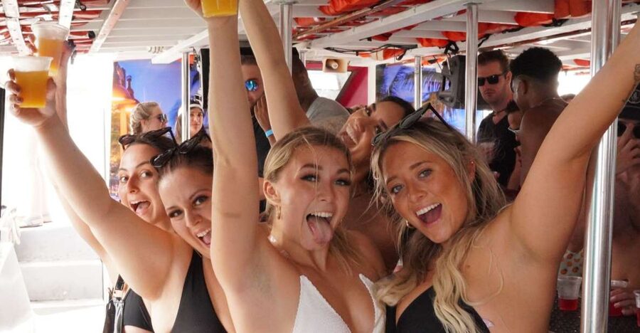 Miami: Boat Party with Live DJ, Unlimited Drinks, and Food - A floating Miami night out, not a quiet sightseeing cruise