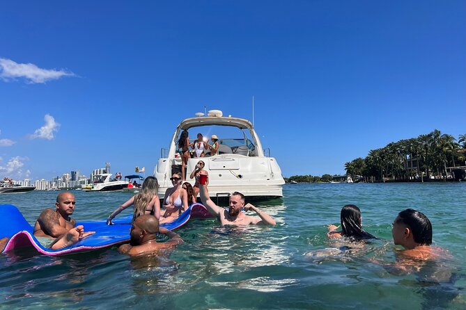 Miami Boat Rental for Day or Sunset Cruise with Captain - Haulover Sandbar, the main active stop