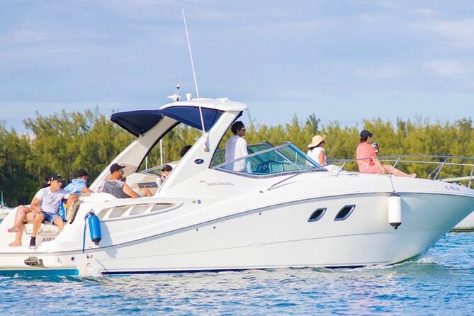 Miami Boat Rental: Fun & Affordable! Day or Night Celebration - A Small Sundancer with Three Beds