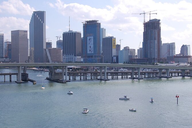 Miami Boat Tour and Sunset Cruise 90 Minutes - PortMiami and the scale of the cruise business