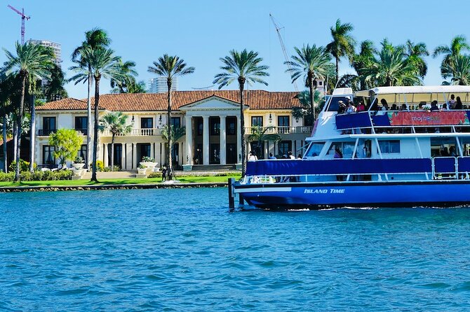 Miami Boat Tour - Celebrity Homes & Millionaire Mansions - Palm, Hibiscus, and Star Island