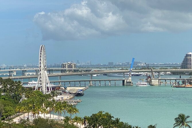 Miami Cruise of Celebrity Homes and Biscayne Bay - Port of Miami and the cruise-ship view