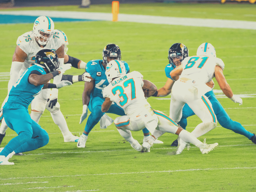 Miami Dolphins NFL Football Game Ticket - Arriving at Hard Rock Stadium with a mobile ticket