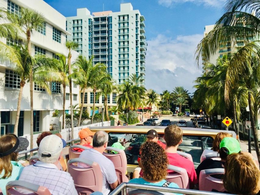 Miami: Double-Decker Bus Tour with Optional Boat Cruise - Timing, comfort, and the sound system