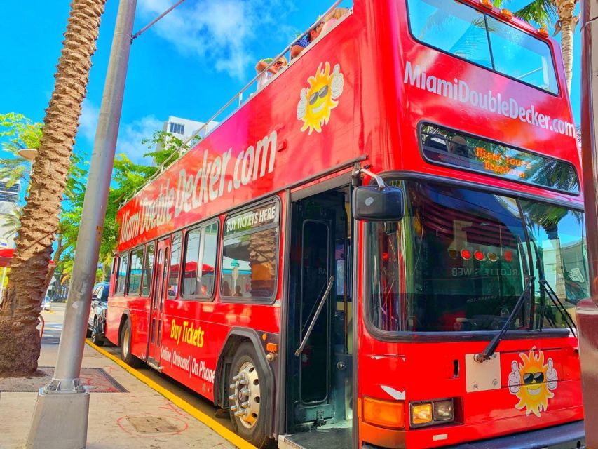Miami: Double-Decker Bus Tour with Optional Boat Cruise - Why the open-top bus works well in Miami