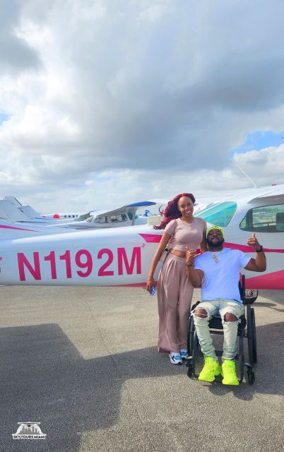 Miami: Downtown Private Airplane Tour with Soft Drinks - Drinks, headsets, and the small extras