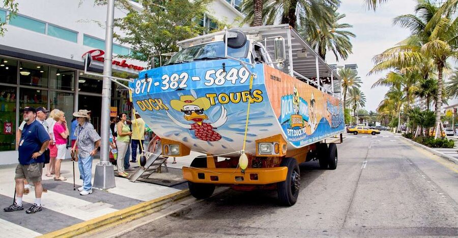 Miami: Duck Tour of Miami and South Beach - Starting in South Beach and finding the ticket office