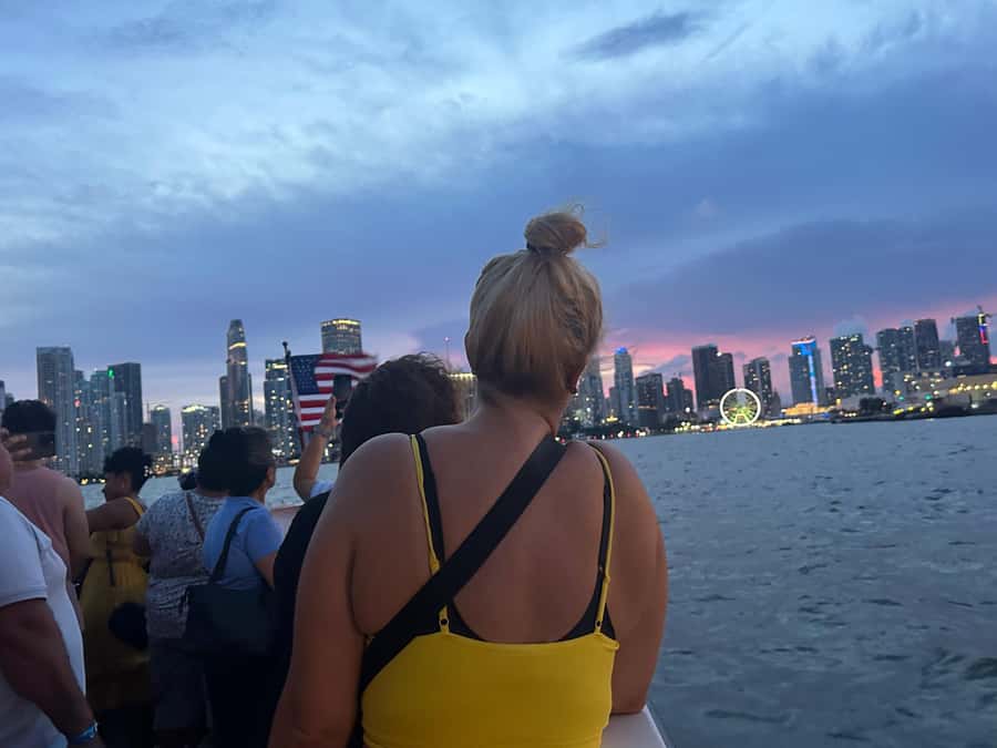 Miami Evening Boat Past Millionaire Homes on Water Taxi - Finding the Bayside Marketplace dock