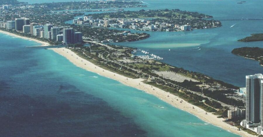 Miami From Fort Lauderdale Premium Driving Tour with Cruise - Riding south in a Mercedes Metris van