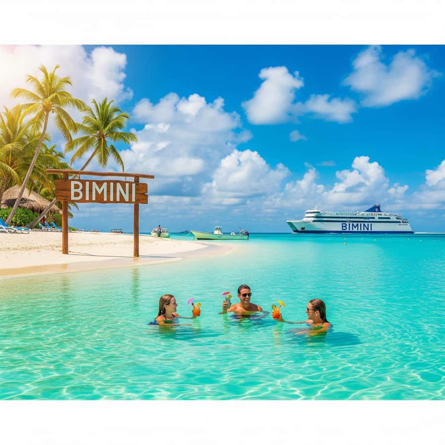 Miami/Ft Lauderdale: Bimini or Grand Bahama Day Trip - The ferry crossing to the Bahamas