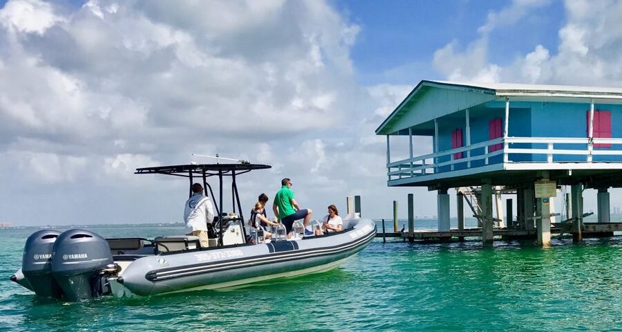 Miami: Guided Small Group Boat Tour + Iconic Stiltsville - Star Island and Fisher Island from the water