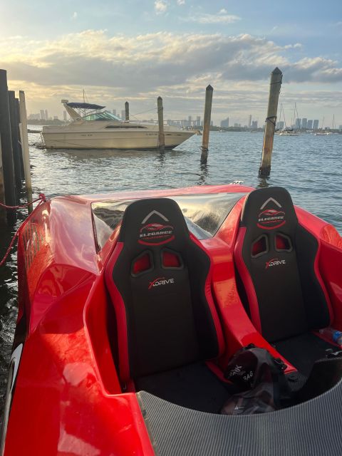 Miami: Jet Car Rental in South Beach - A jetcar ride reached by boat