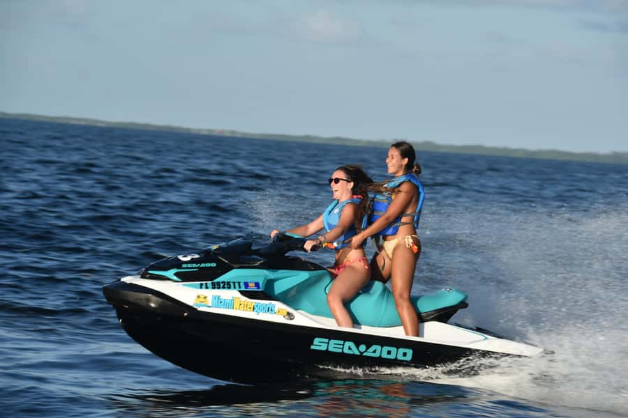 Miami: Jet Ski and SpeedBoat - Starting at Pier 9 in Dinner Key Marina