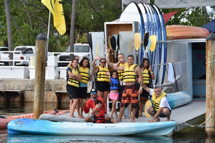 Miami: Kayak or Paddleboard Rental - Finding the launch point after the Key Biscayne toll
