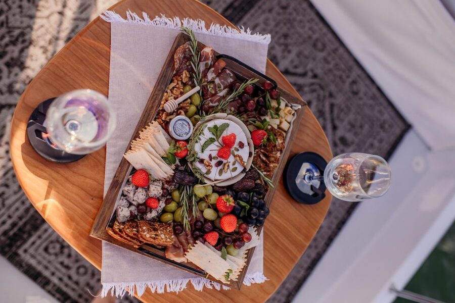 Miami: Luxury E-Boat Cruise with Wine and Charcuterie Board - Brickell, Downtown, and the Movable Bridges