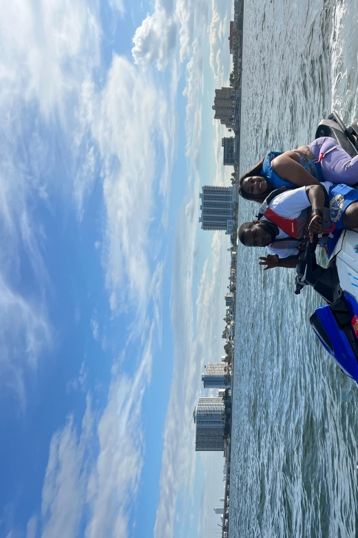 Miami: Miami Beach Jetski Ride with Boat and Drinks - Miami Beach to Biscayne Bay in two hours