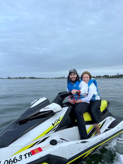 Miami: Miami Beach Jetski Ride with Boat and Drinks - Drinks, equipment, and practical preparation