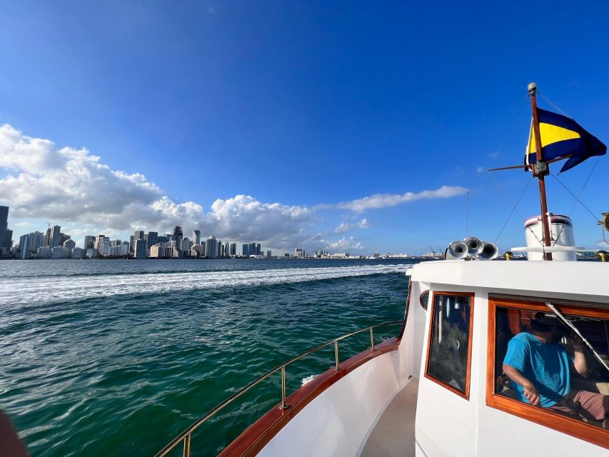 Miami: Miami Skyline Vintage Yacht Cruise, - The Miami River sets up Miami’s story