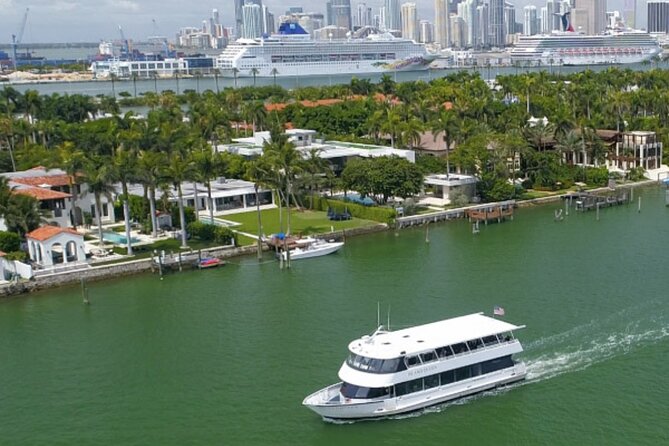 Miami Millionaires Row Cruise - Port of Miami, Fisher Island, and the downtown skyline