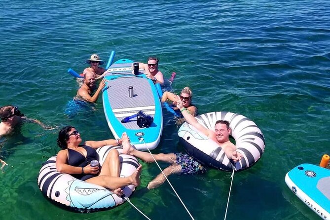 Miami: Party Boat Sandbar Island & Toys - Swimming, floating toys, and music