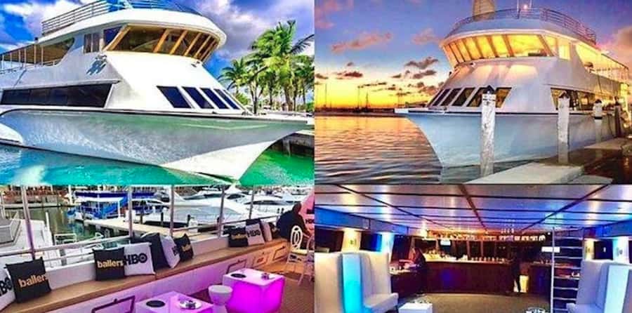 Miami: Party Yacht Cruise with Open Bar and DJ - Who will enjoy this night most?