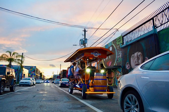 Miami Pedal Pub: Arts District Party Bike Pub Crawl - Pedaling through Wynwood’s open-air art gallery